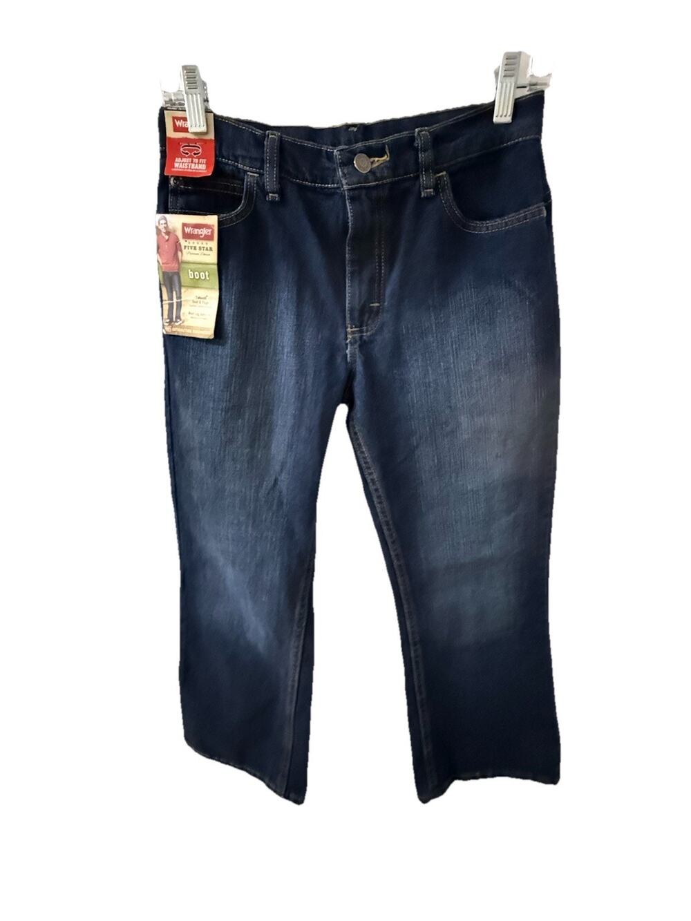 NWT WRANGLER Boy’s Denim Blue Jeans Size 28X24